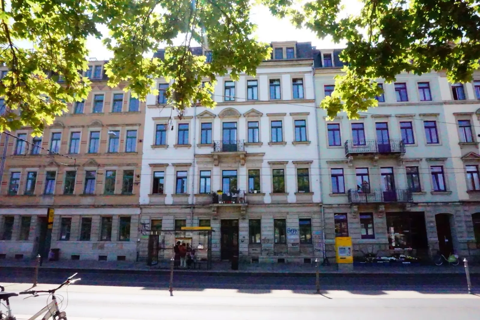 Zweizimmerwohnung mit Blick auf den Alaunpark